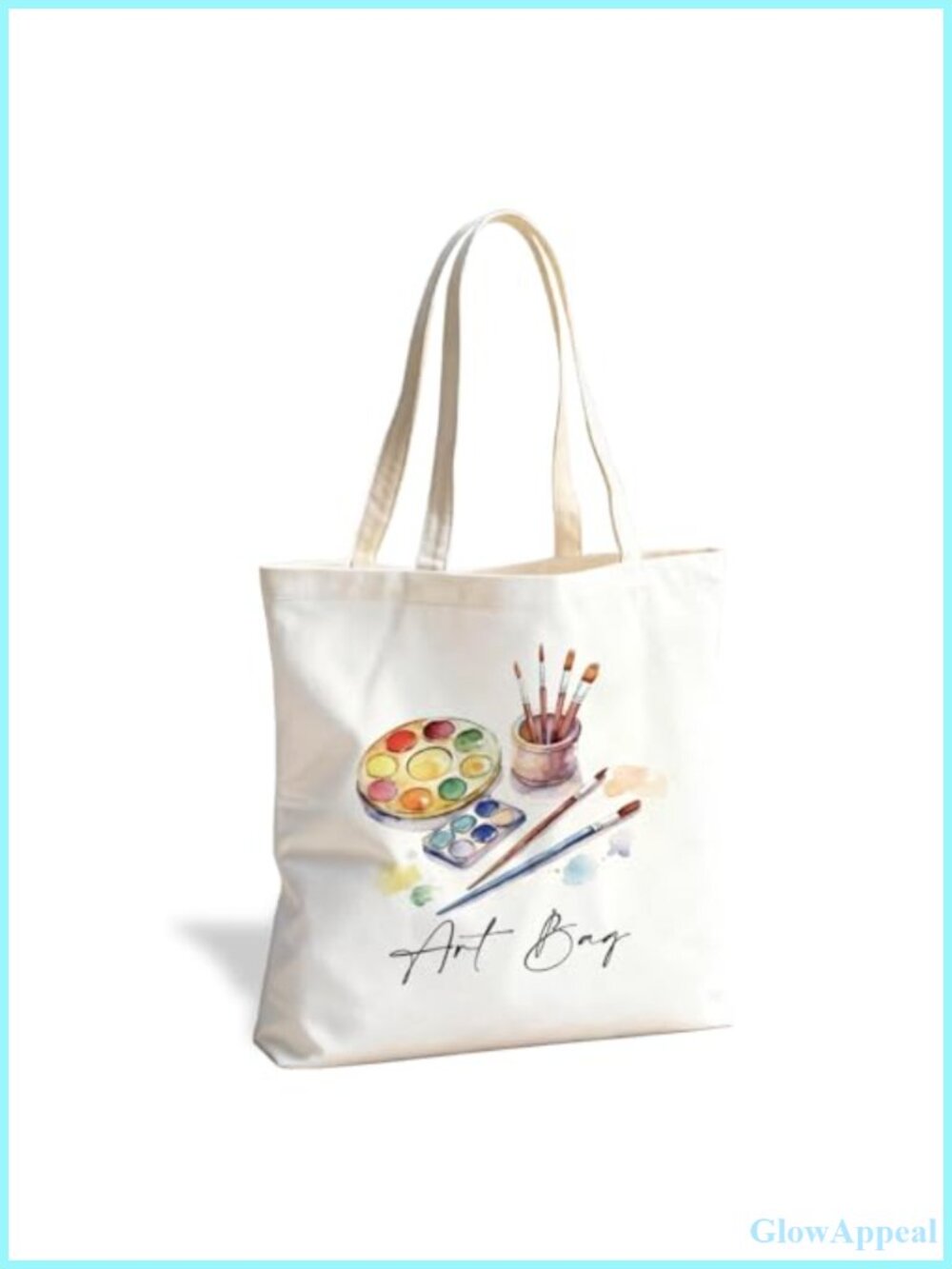 Canvas Tote Bag Reusable Grocery Shopping Travel Everyday Use